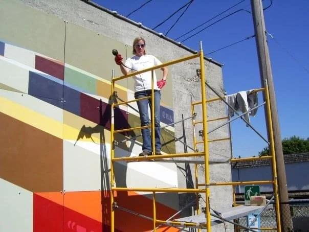 Titus Mural Install Mary Iverson Seattle Artist Paintings and Murals.JPG