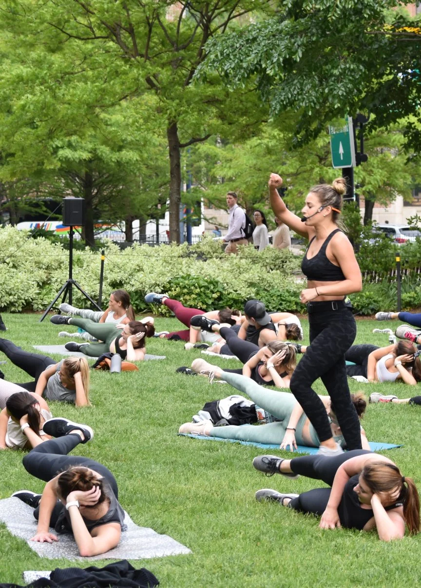 Rose Kennedy greenway yoga