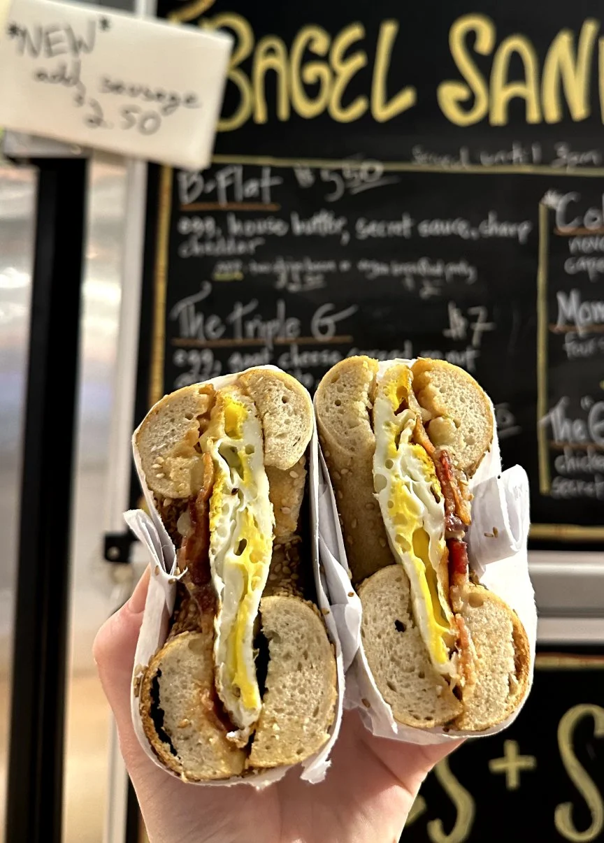 Boston Public Market breakfast sandwich