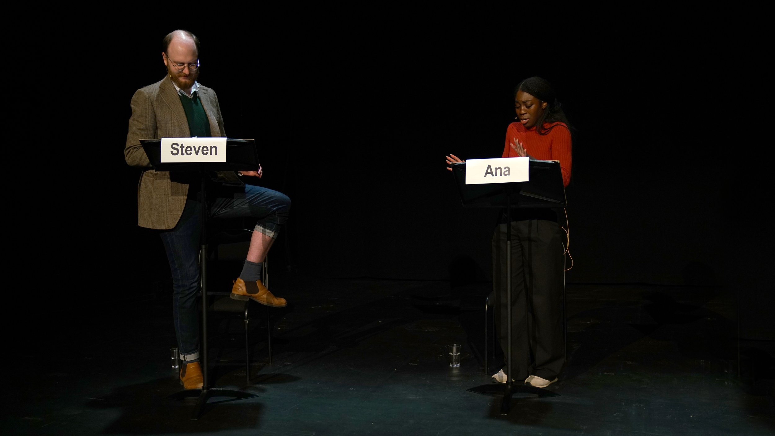 Reading av pjäsen "Jonah" på Playhouse i Stockholm (2024)