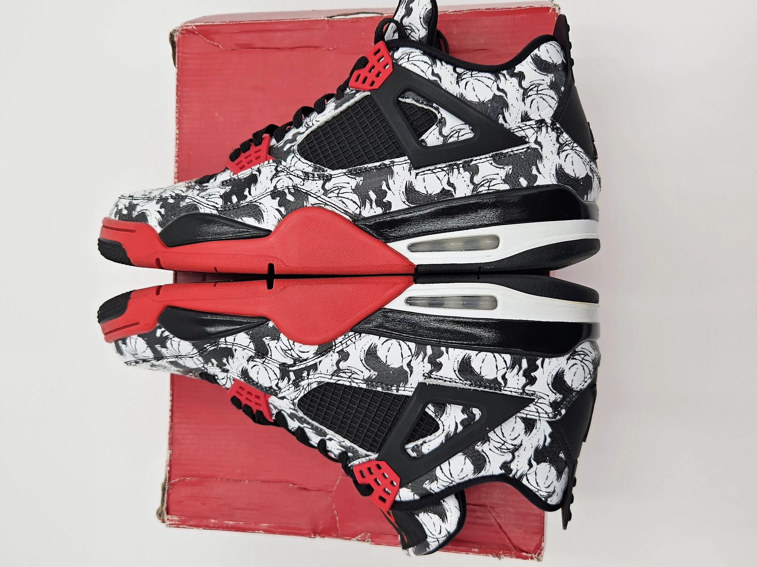 Size 13 - Pre-owned Air Jordan 4 Retro Tattoo (damaged box 