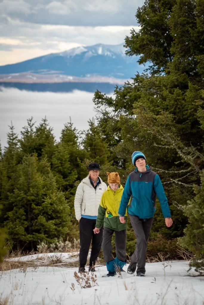 Hiking Elephant Rock in the Little Belt Mountains. Photo