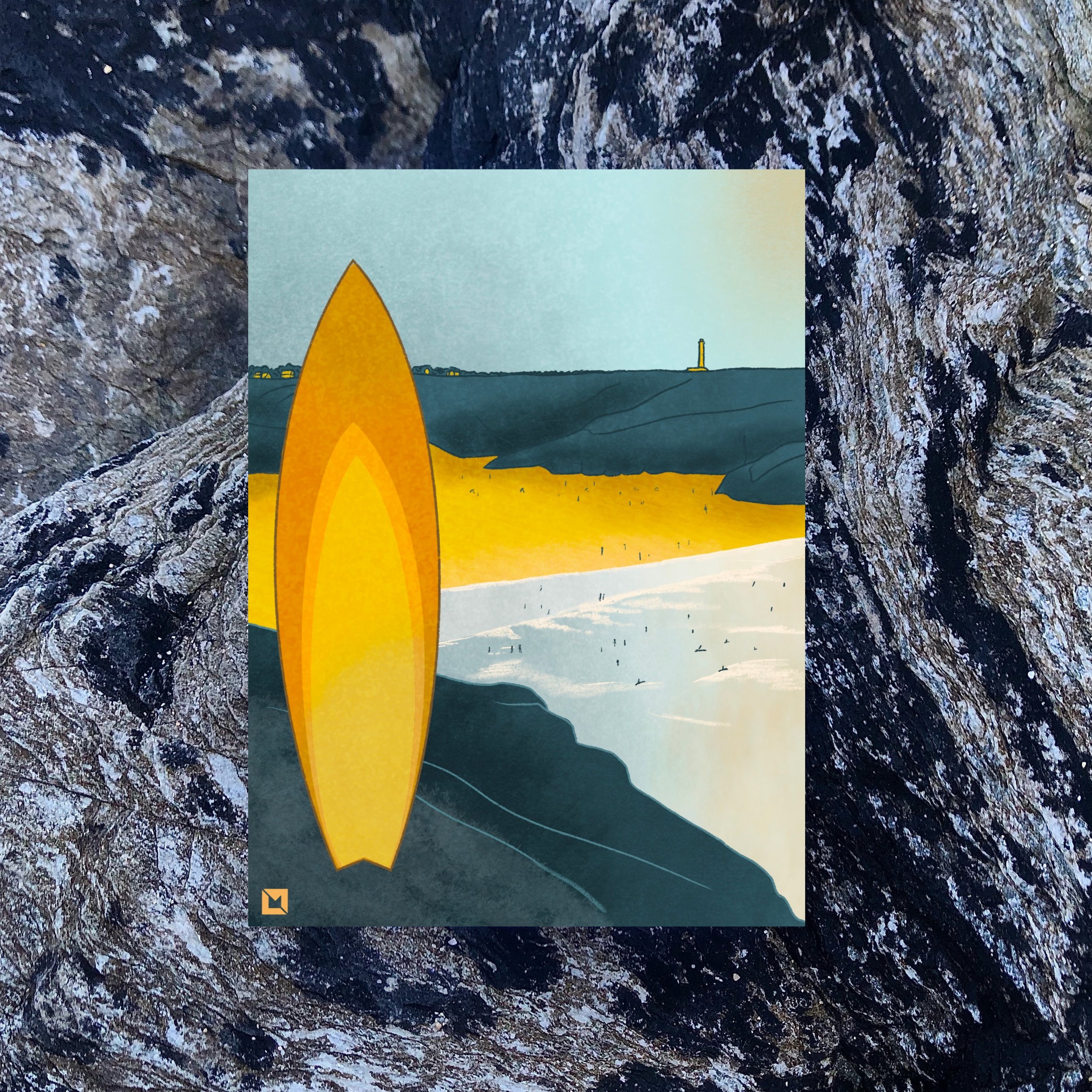 Carte Postale - Plage de Donnant