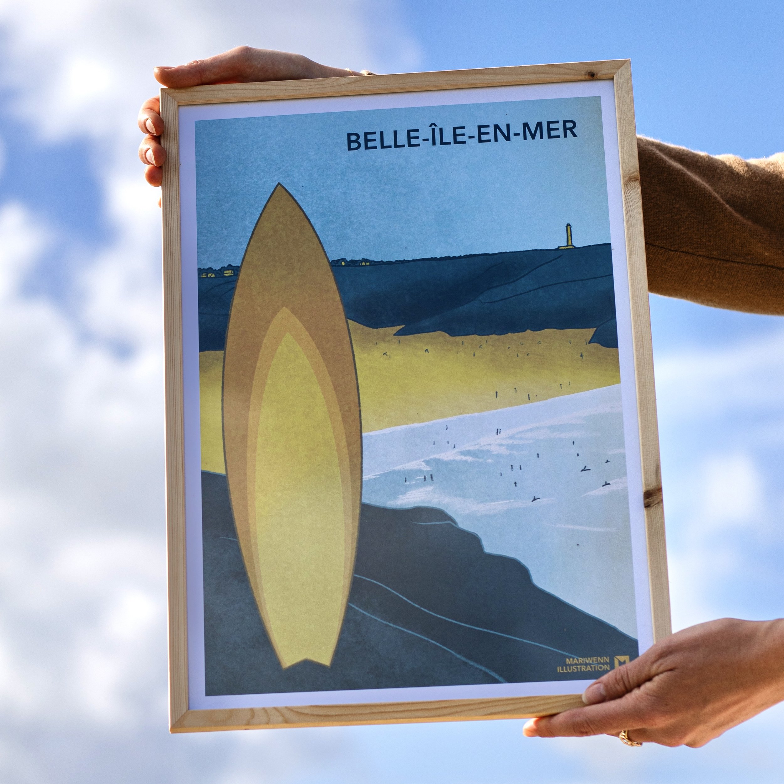 Affiche Belle-Île - Donnant