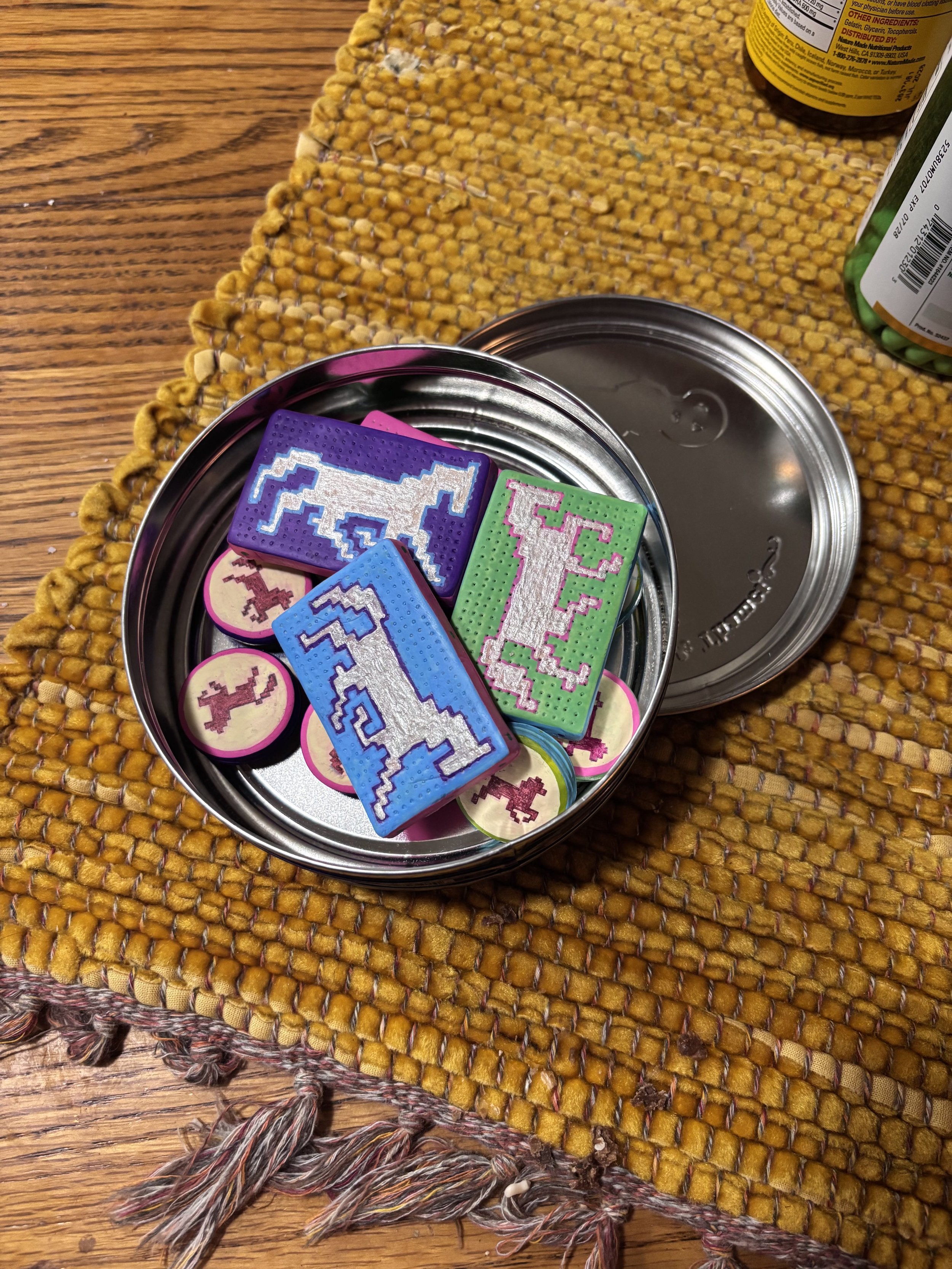 Metallic Horse Magnet