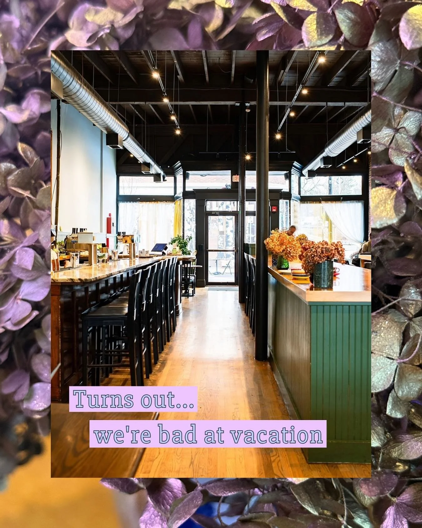 Turns out&hellip; we&rsquo;re bad at vacation. 😅
⎯⎯⎯⎯
We were supposed to be closed all week.
But Mafer said absolutely not.
She&mdash;and the staff&mdash;miss you. They miss the hustle.
She made the schedule, and now everyone&rsquo;s happy 😄 and r