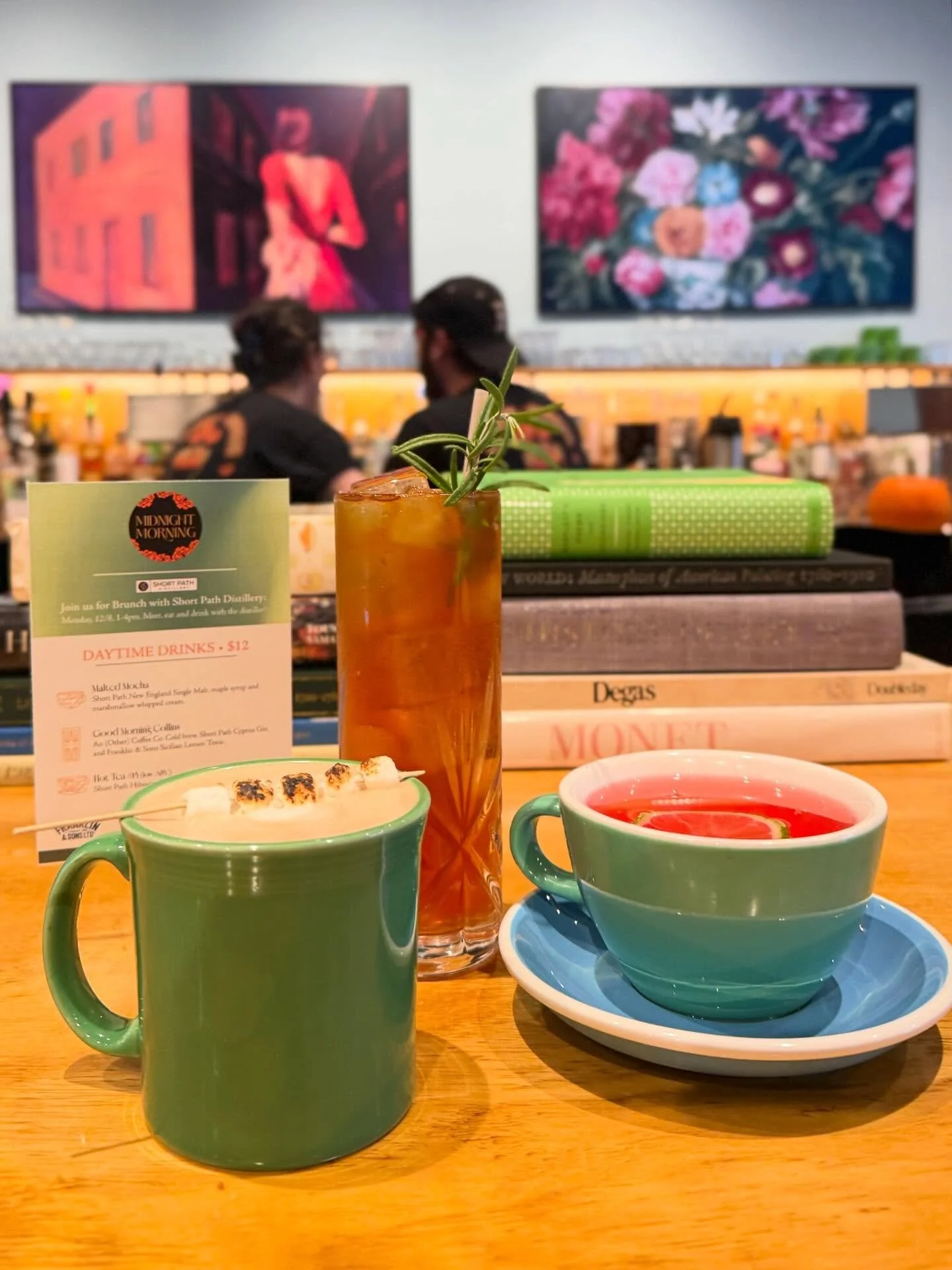 December feature &rarr; live!
This month we&rsquo;re celebrating local craft with @shortpathdistillery, an independently owned Massachusetts distillery whose spirits inspired our winter menu from morning to midnight 🌞🌚

☕ Light, low-ABV coffee + da