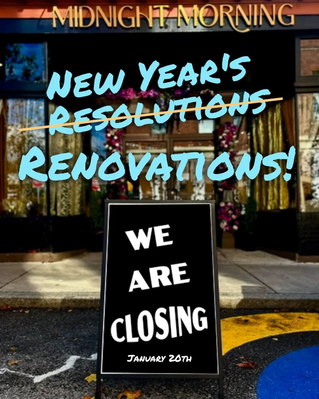 3 days left&hellip;
We&rsquo;ll be doing a few renovations for the next two weeks &mdash; but we&rsquo;ll be back soon ✨

Here&rsquo;s our upcoming schedule:

Saturday
Brunch at 10am
Dinner at 4pm

Sunday
Brunch at 10am
Dinner at 4pm

Monday &ndash; 