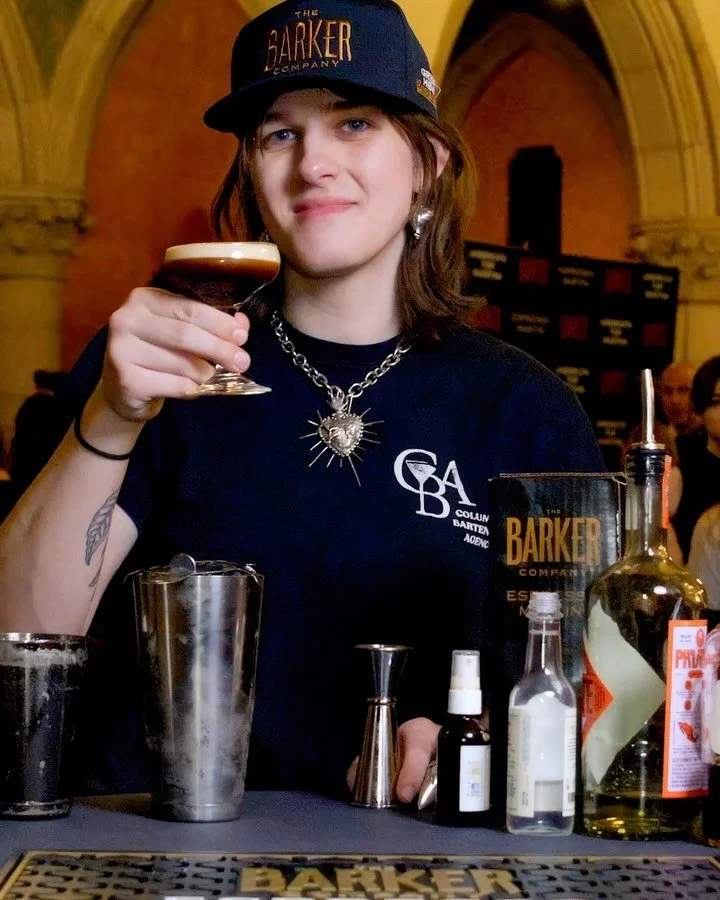 Four teams took their shot. Four Barker Espresso Martini creations hit the bar. One winner took it all.

The Barker Shake &amp; Serve Challenge set the tone with @columbiabartending with special guest judge @youngparis accompanied by @nigelbarker &am