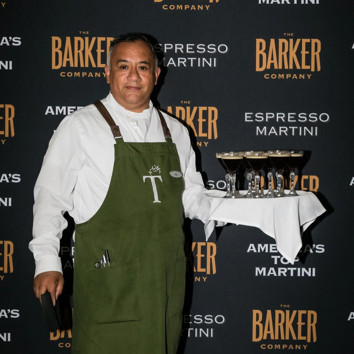 Movies &amp; Martinis at the @hyattregencygreenwich with after party at @townsendgreenwich bar nestled in the hotel&rsquo;s arboretum style courtyard!! First guests were greeted with a welcome Barkers Espresso Martini, followed by fireside chat hoste