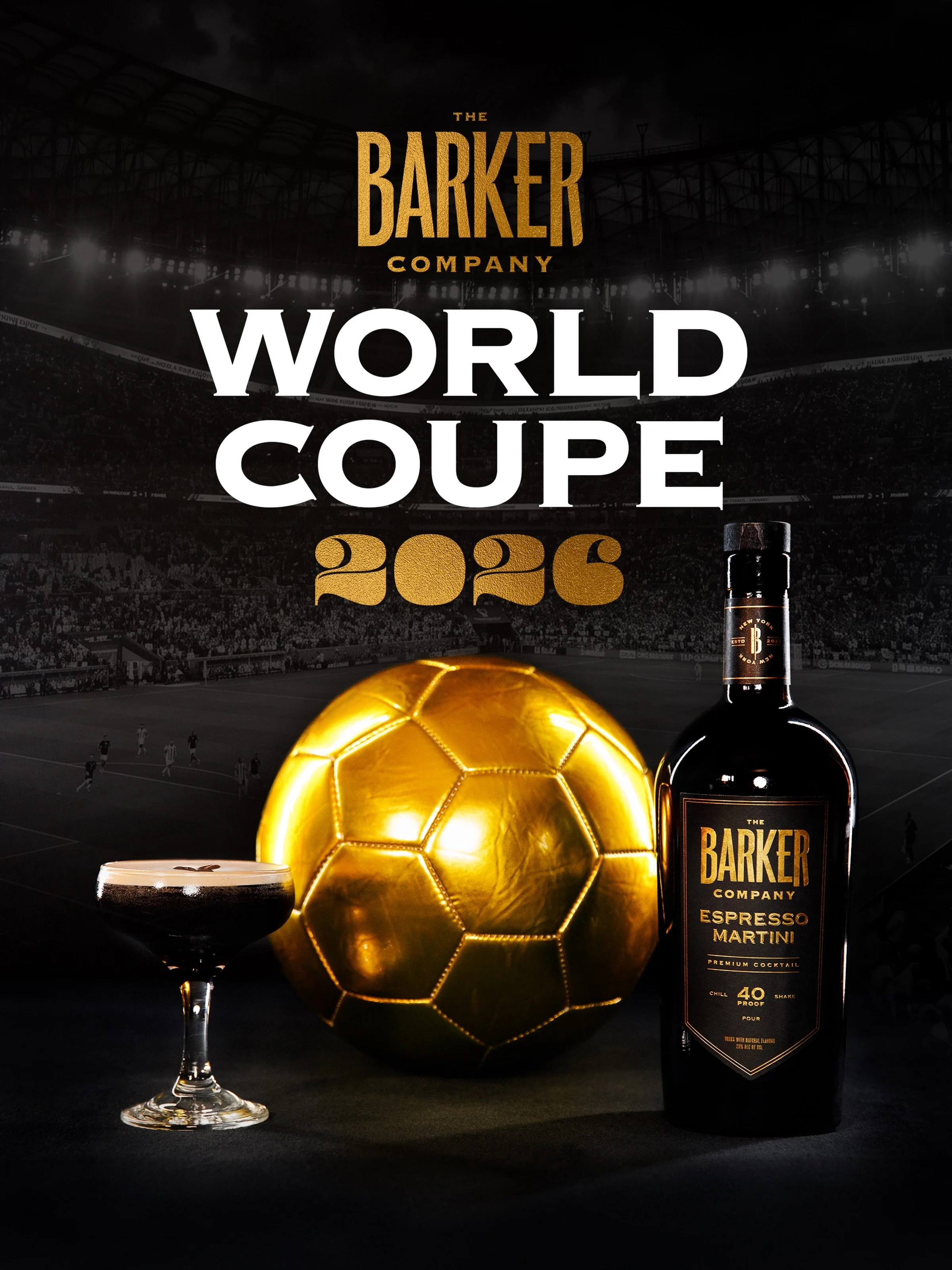 The world&rsquo;s favorite game meets the world&rsquo;s favorite cocktail!

The 2026 FIFA World Cup is coming 🌎🍸⚽️ Get ready, grab some Barkers, your COUPE glass and bring the energy to every match! 🏆⚡️

#worldcup2026 #fifa #espressomartini
