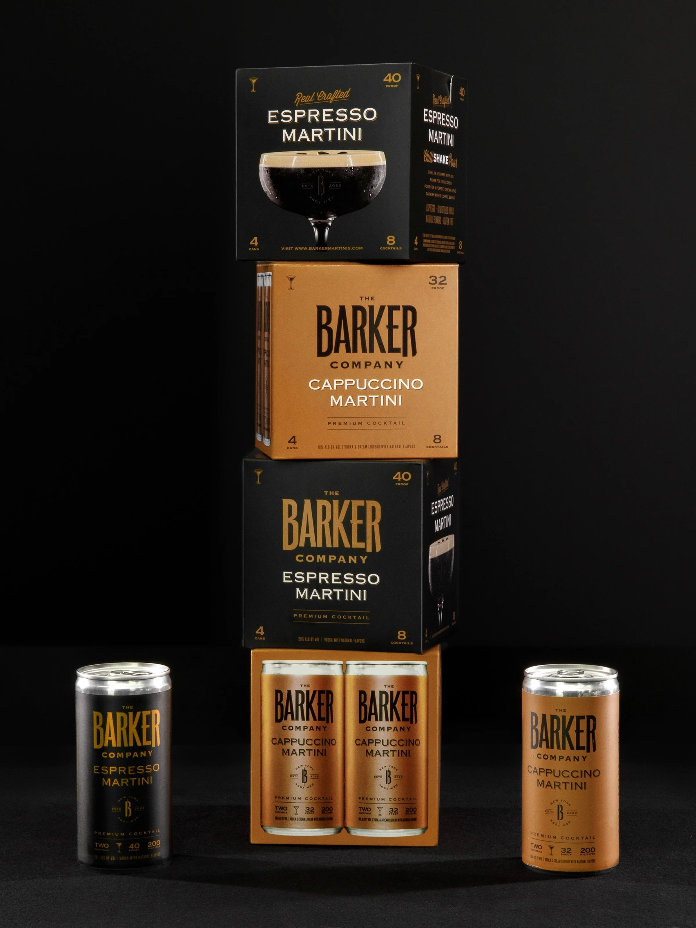 Stack &lsquo;em. Chill &lsquo;em. Shake &lsquo;em. Sip &lsquo;em. ☕️🍸⚡️

The perfect shareable on-the-go 4-pack to bring the energy to any moment, day or night! Which is your favorite? Espresso Martini or Cappuccino Martini?
