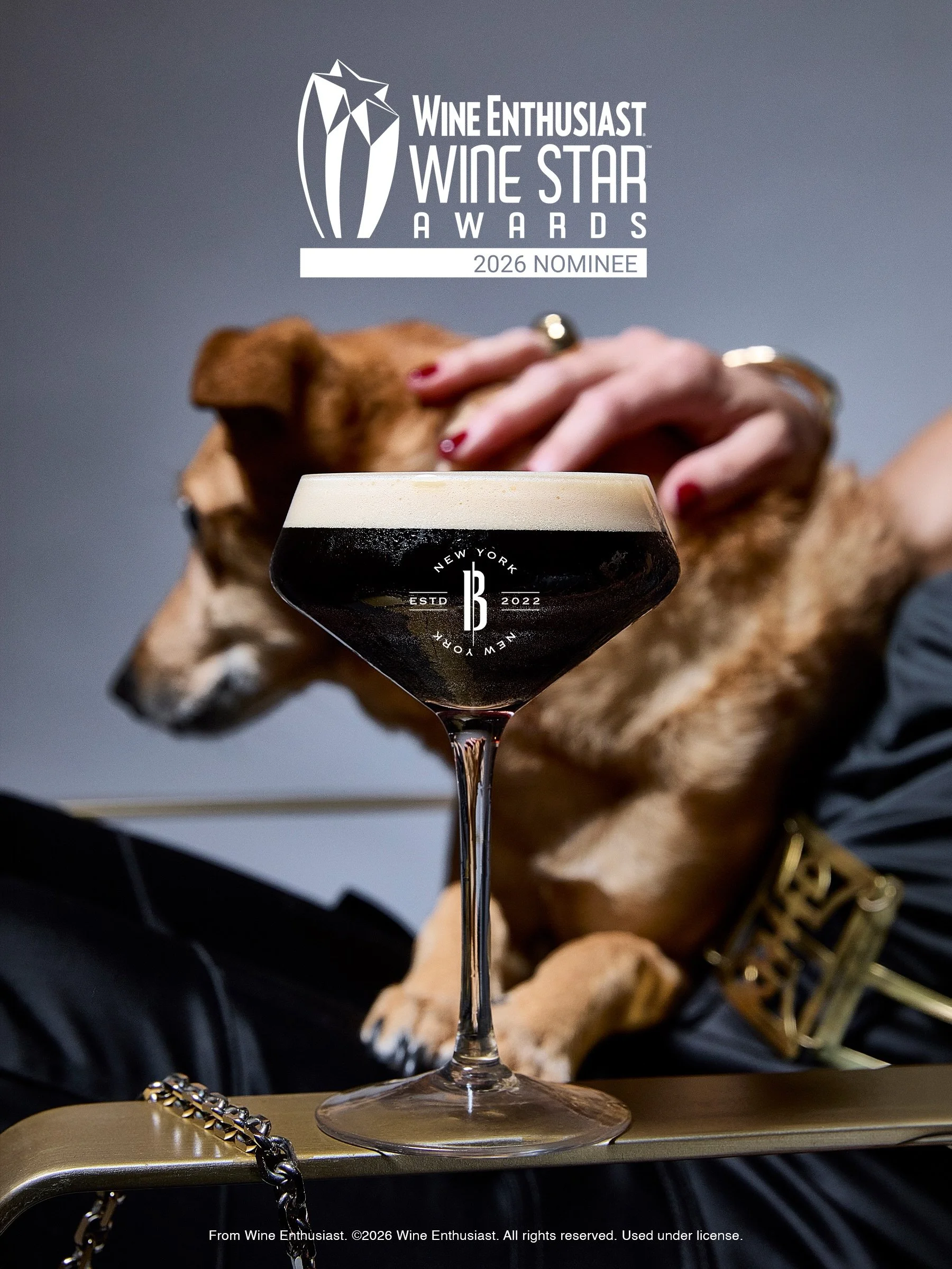 The Barker&hellip;the most fashionable, award winning, highest rated Espresso Martini is now also nominated for the highly prestigious Wine Star Award from Wine Enthusiast ☕️🍸🏆 

Next time you order an Espresso Martini, ask for us by name and never