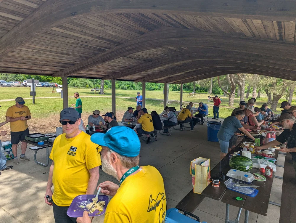 Operators at the Whiteford Lake Shelter, 2025