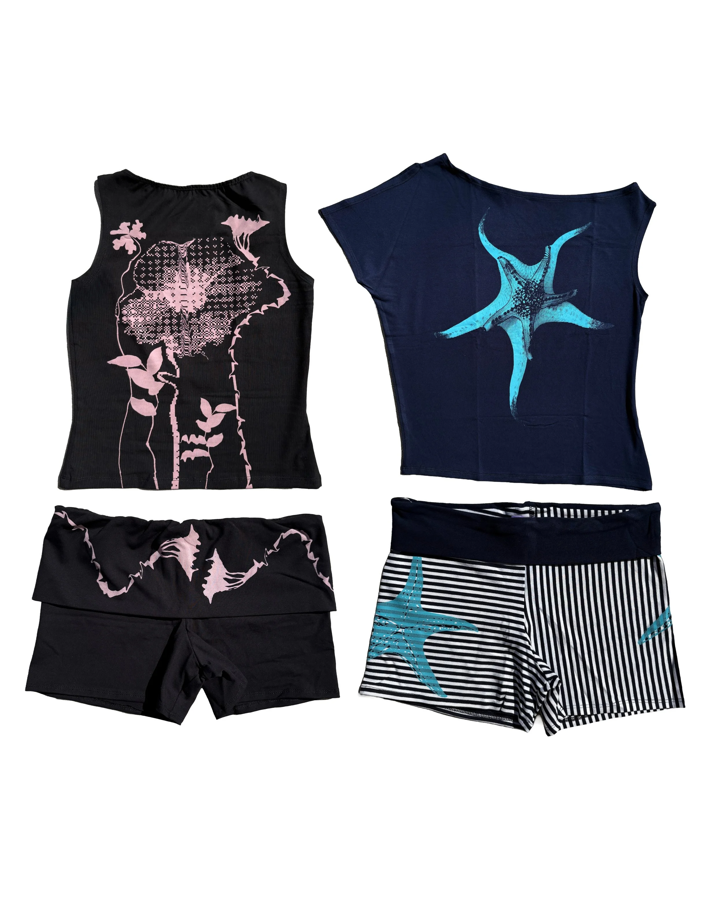 The sets of this summer are now available online 🩵🖤