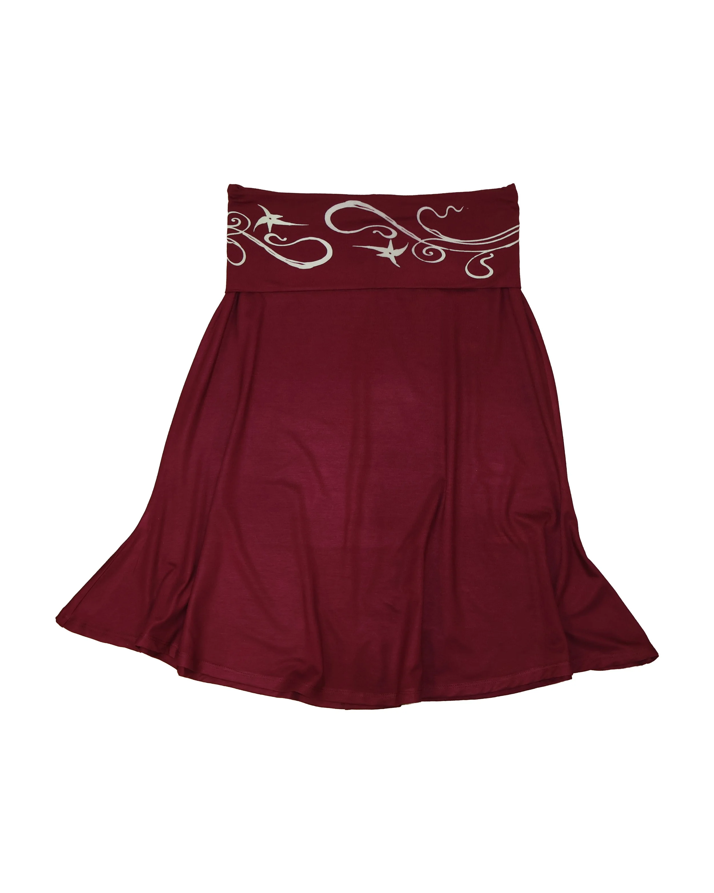 GARDEN BORDEAUX SKIRT