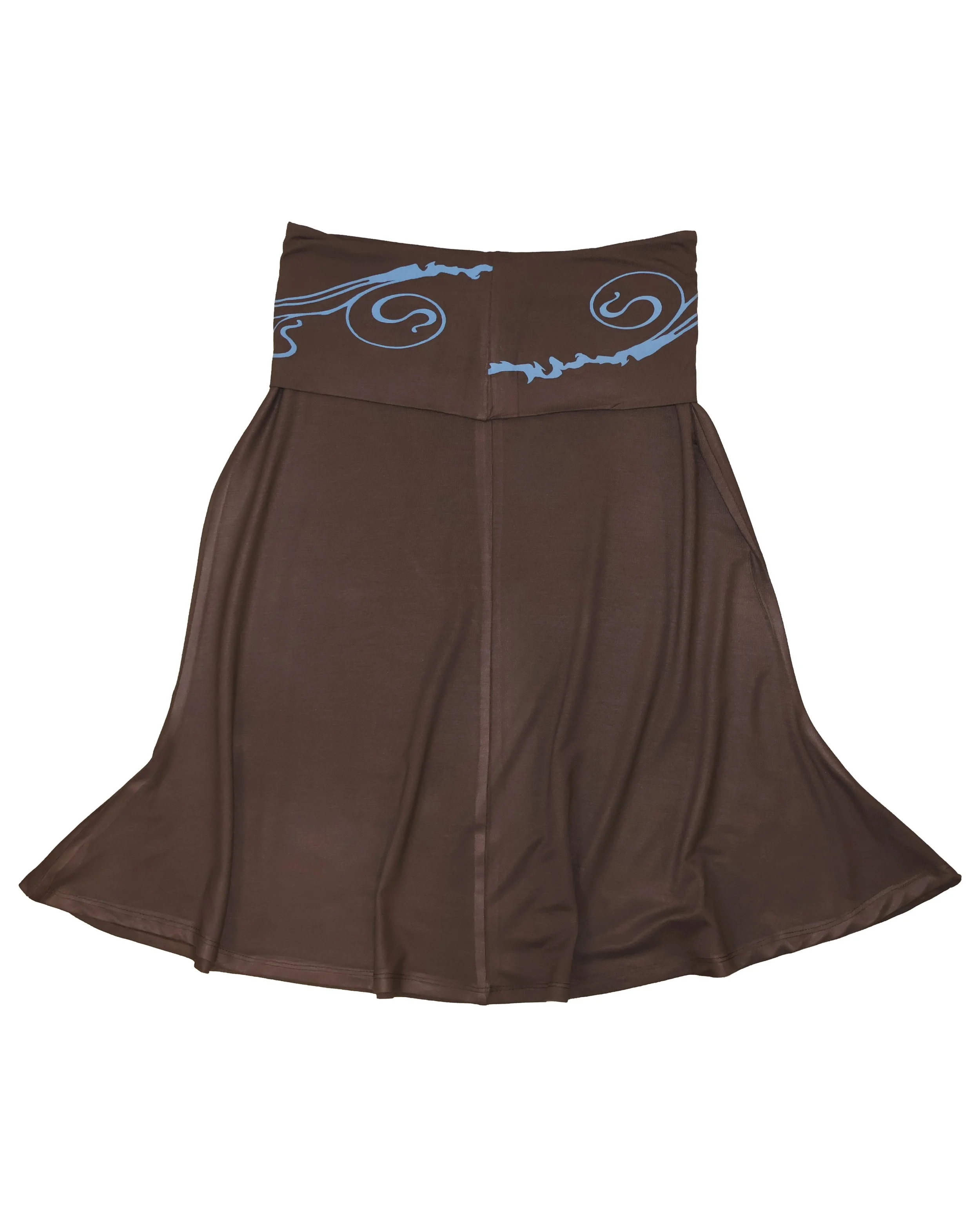 Garden brown skirt Back-Camila Maldonado.jpg
