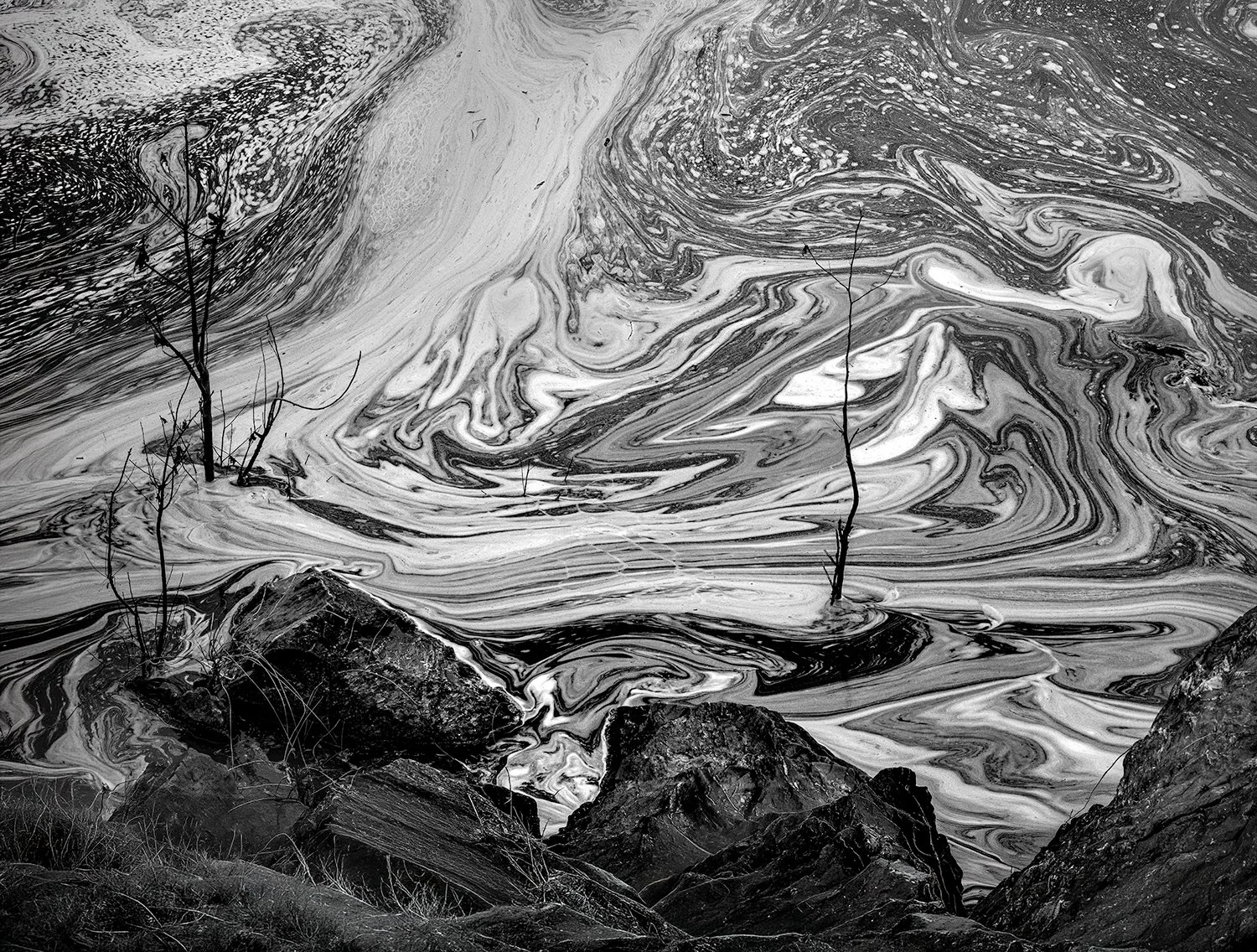 Foam Patterns - Potomac River