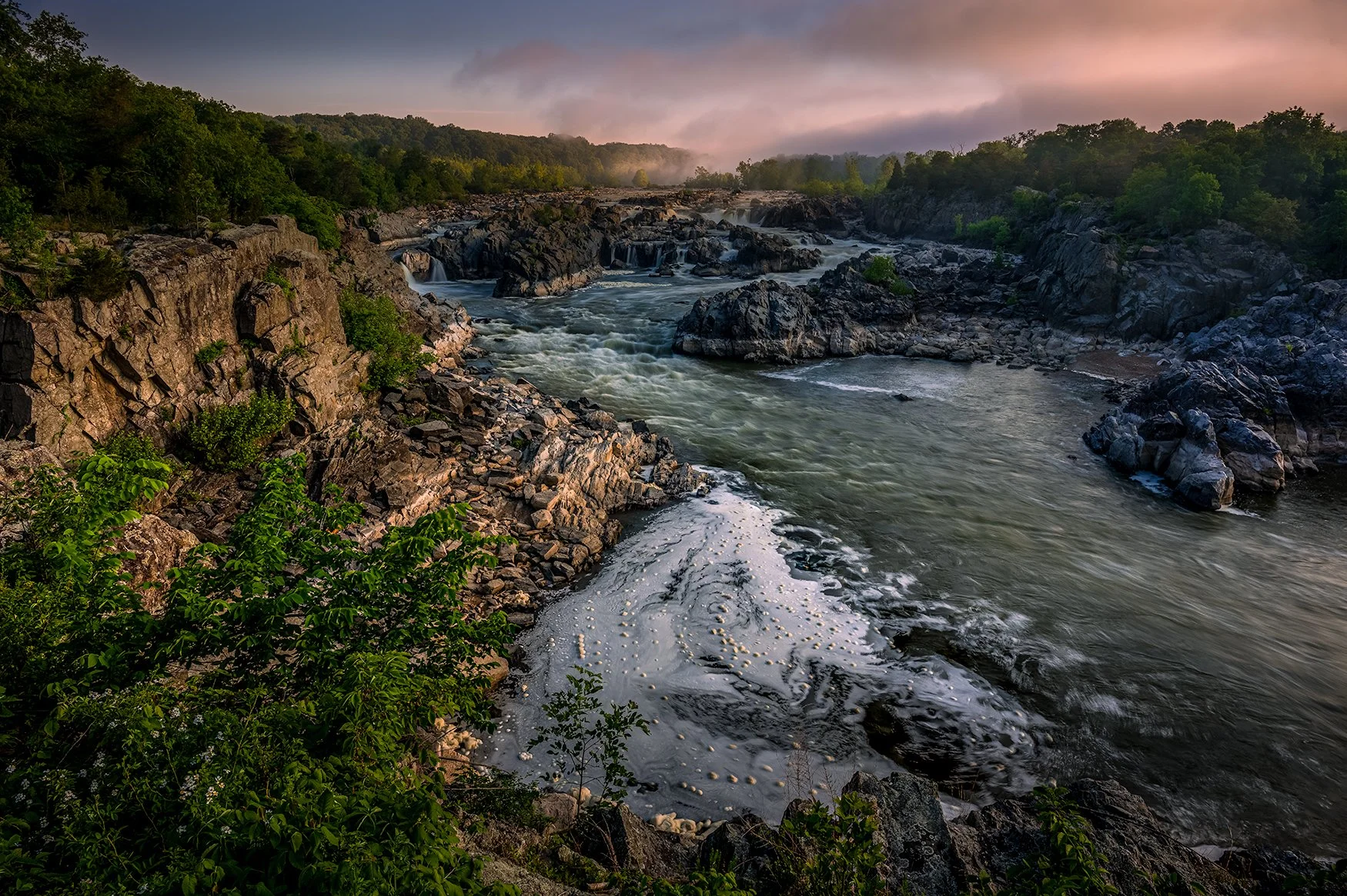 Spring Fog, Great Falls Natl. Park, VA