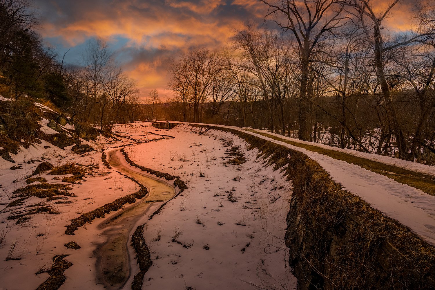 Sunset, Great Falls Natl. Park, MD