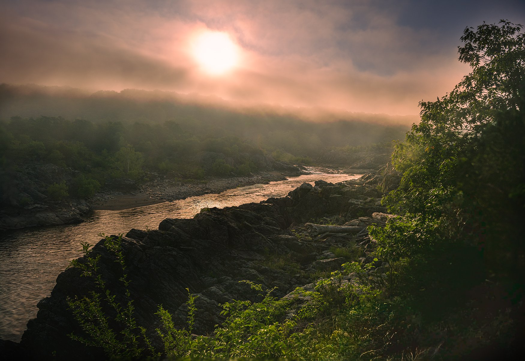 Spring Fog, Great Falls Natl. Park, VA