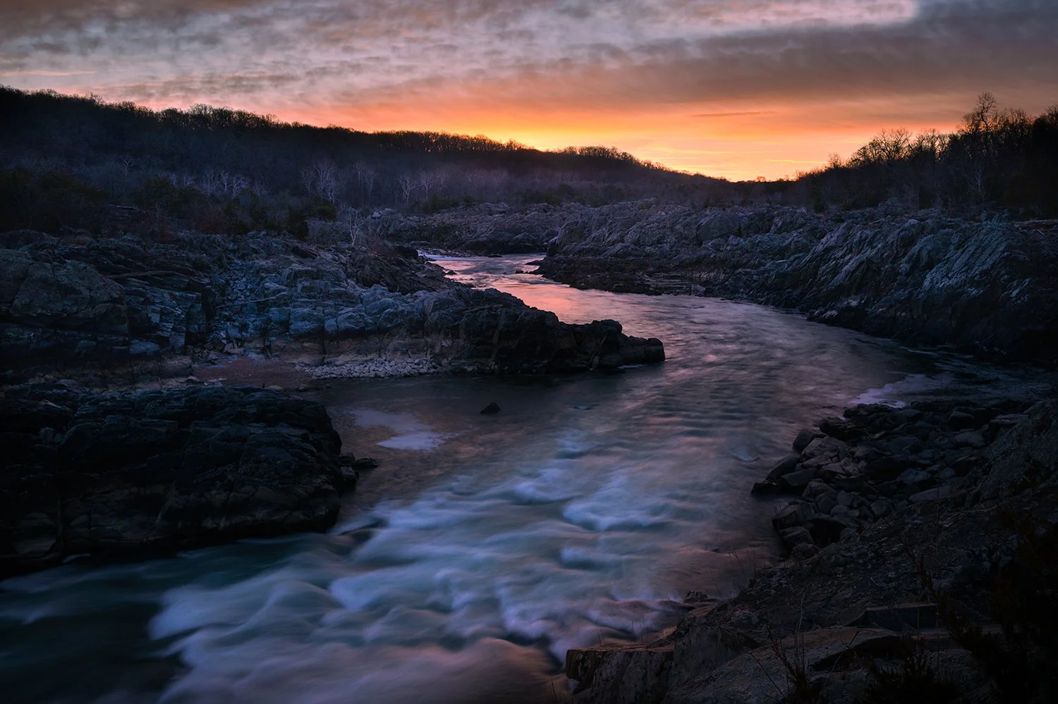 Sunrise, Great Falls Natl. Park, VA