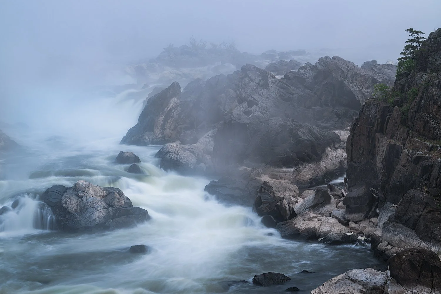 Spring Fog, Great Falls Natl. Park, MD