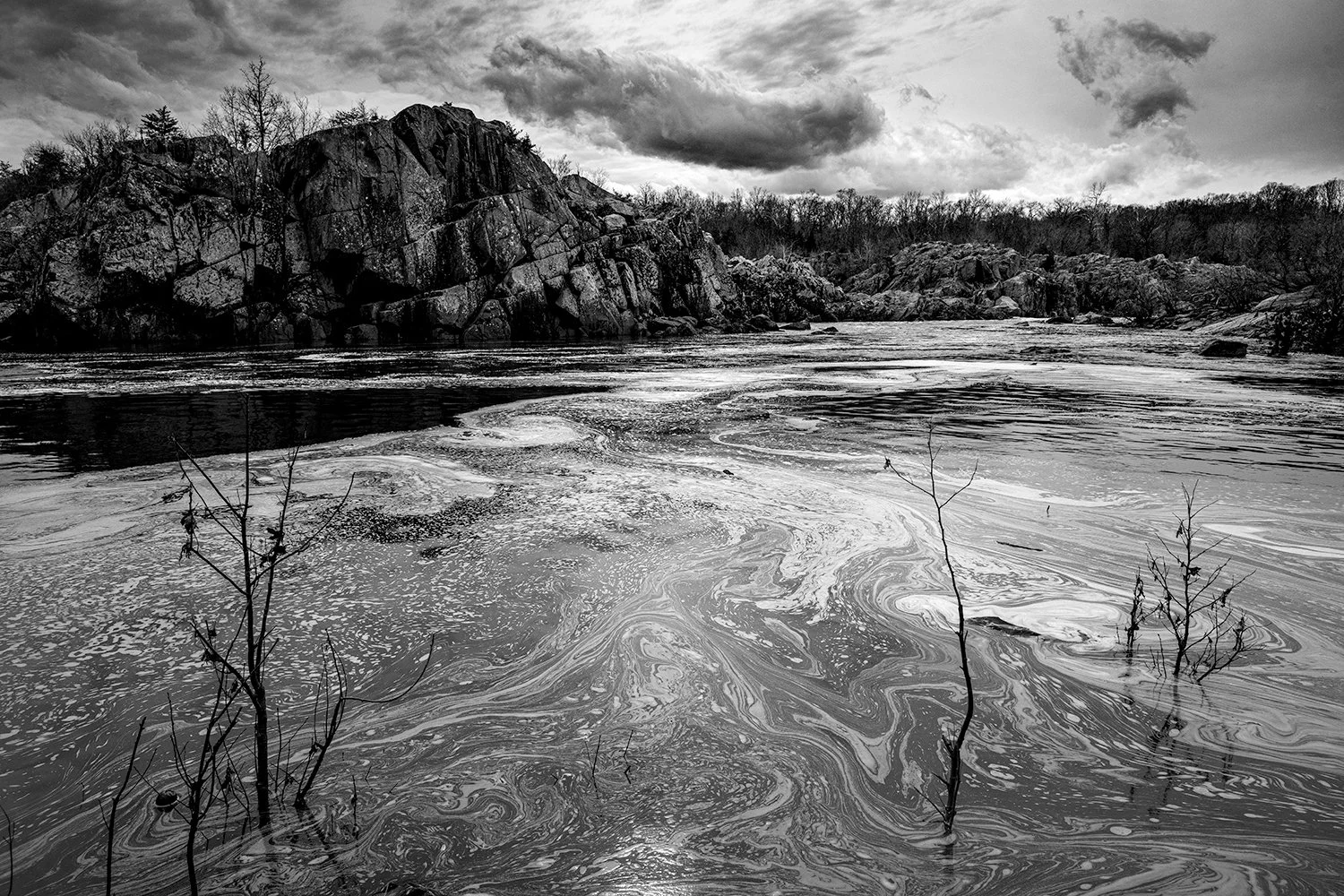 Foam Patterns - Potomac River