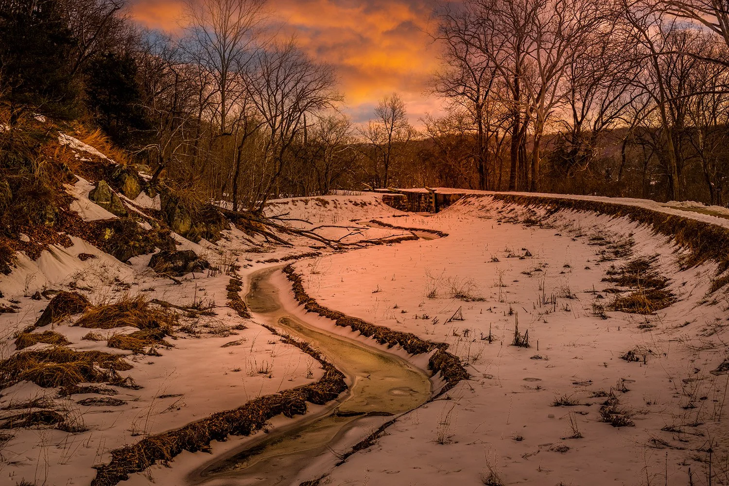 Sunset, Great Falls Natl. Park, VA