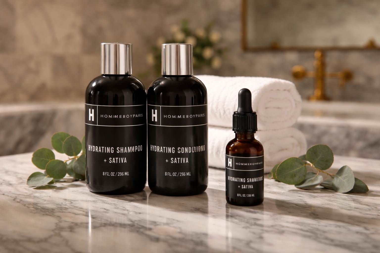 Hommeboyparis Complete Grooming Set + Sativa