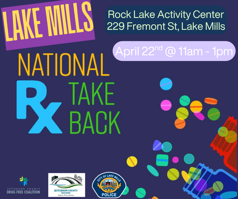 Lake Mills Drug Take Back Event