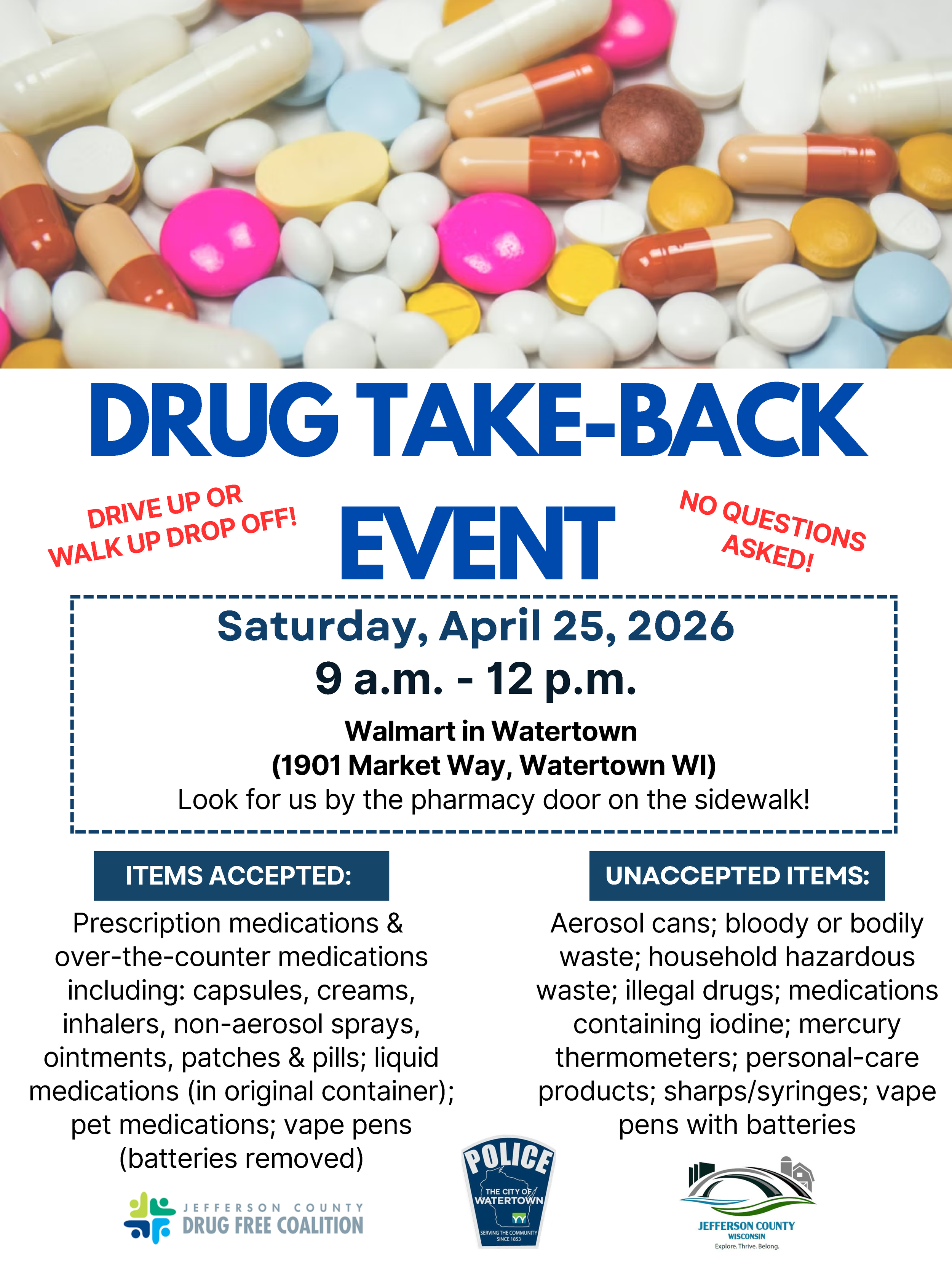 Watertown Drug Take Back Event