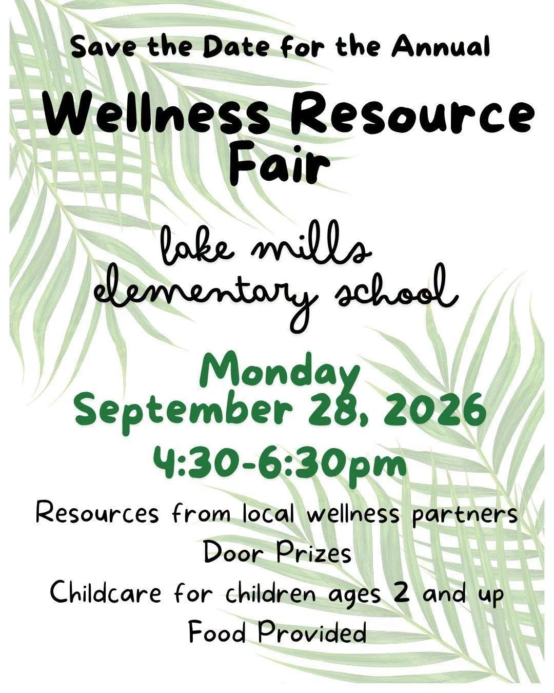 Lake Mills Wellness Event