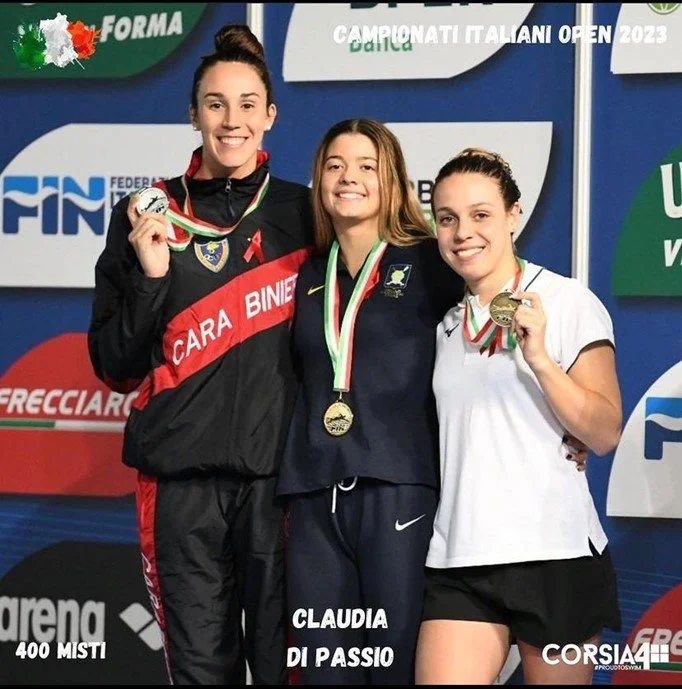 Claudia Di Passio, Campionessa Assoluta 400 misto