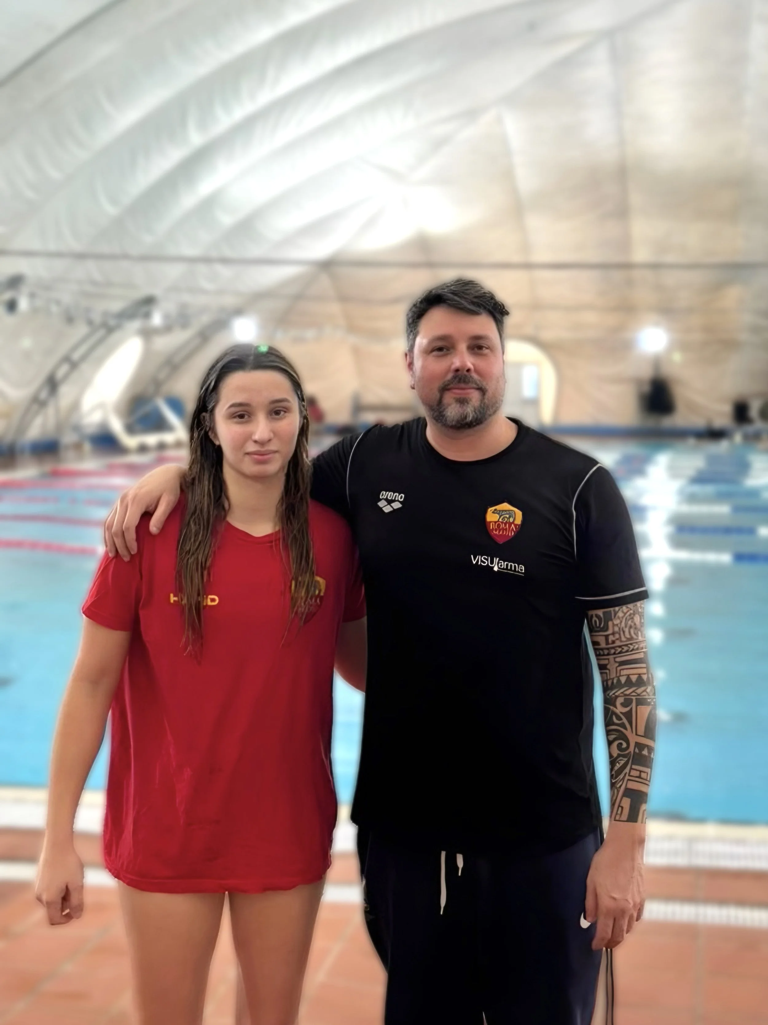 Sara Rinaldi al Monitoraggio Atleti Lazio 