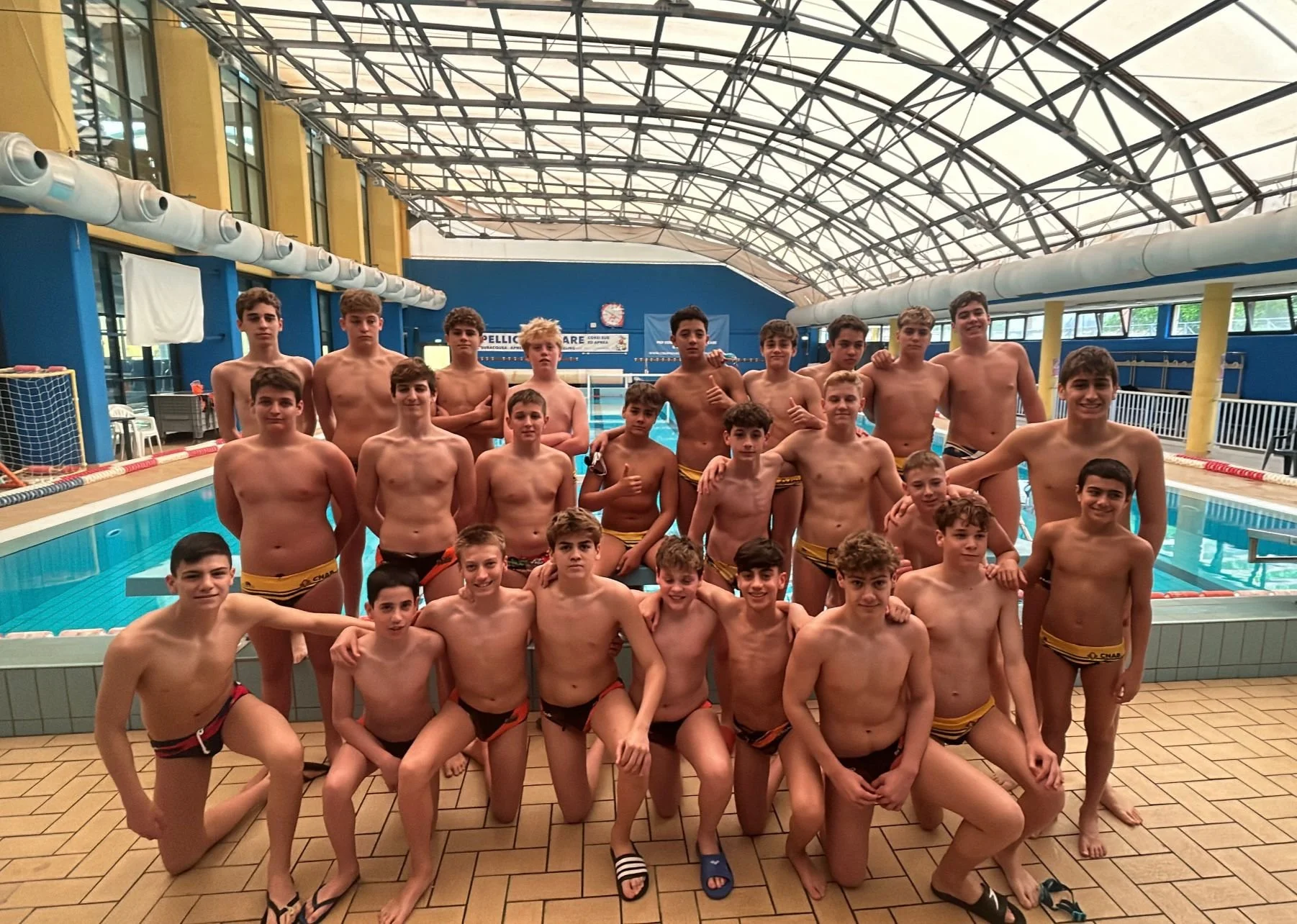 AS Roma Nuoto e Barceloneta U14: concluso il common training al Centro Sportivo Cellulosa