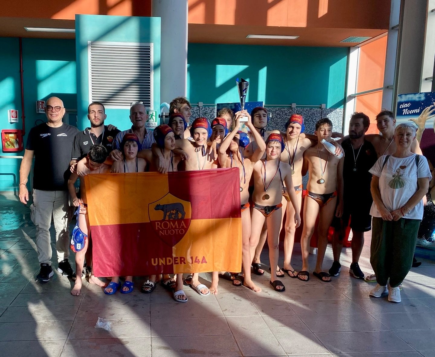 ❗️ #U14 #U12 ❗️

#U14 
🏆Gioved&igrave; 1&deg; maggio gli U14 hanno conquistato il 1&deg; posto al 4&deg; Memorial Noemi Carrozza, superando in finale la Rari Nantes Bologna con un netto 12-4.
Una vittoria che ci riempie di orgoglio, nel segno del ta