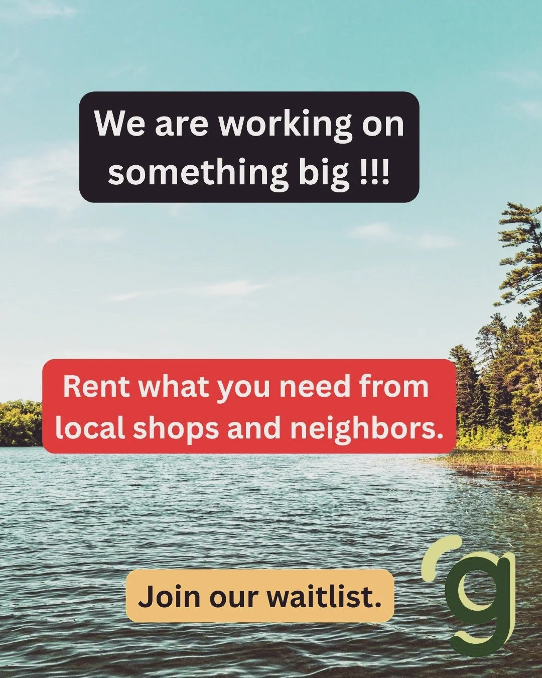 We’re building something new — a community marketplace that makes access better than ownership.
- Rent from local shops or your neighbors
- Earn by sharing what you don’t use
- Help reduce waste while saving money
Join the Green G