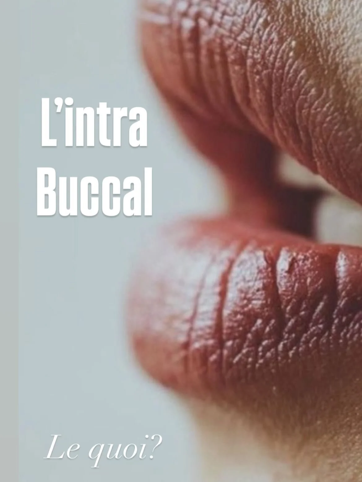 Beaucoup de questions autour de ce soin encore m&eacute;connu ; l&rsquo;intra buccal.
Son nom, au premier abord, inspire peu. 
Mais, pass&eacute; ce d&eacute;tail, et quand on est tr&egrave;s tendu du visage, et que des maux en d&eacute;coulent, auta