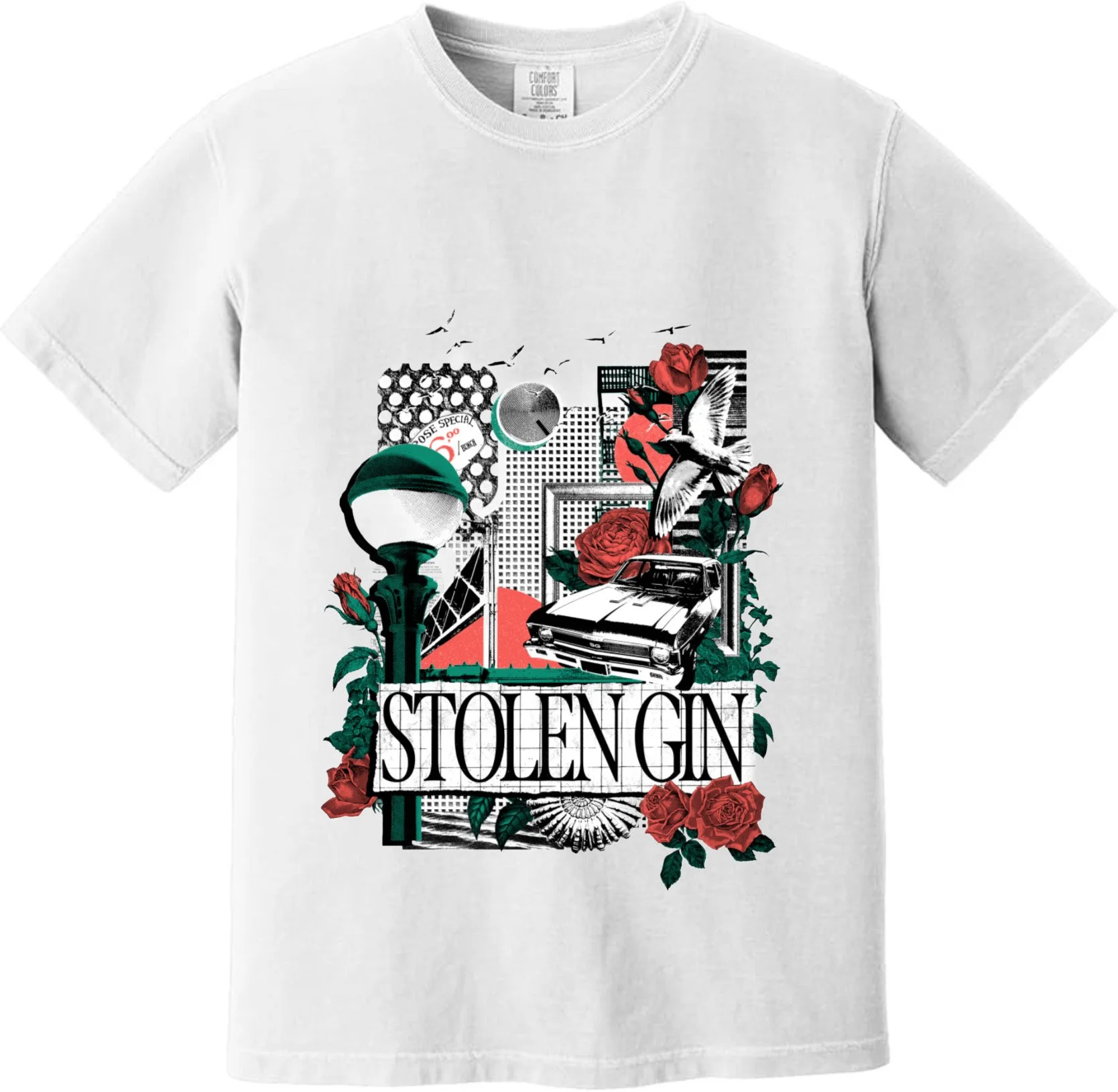 Stolen Gin Collage Tee