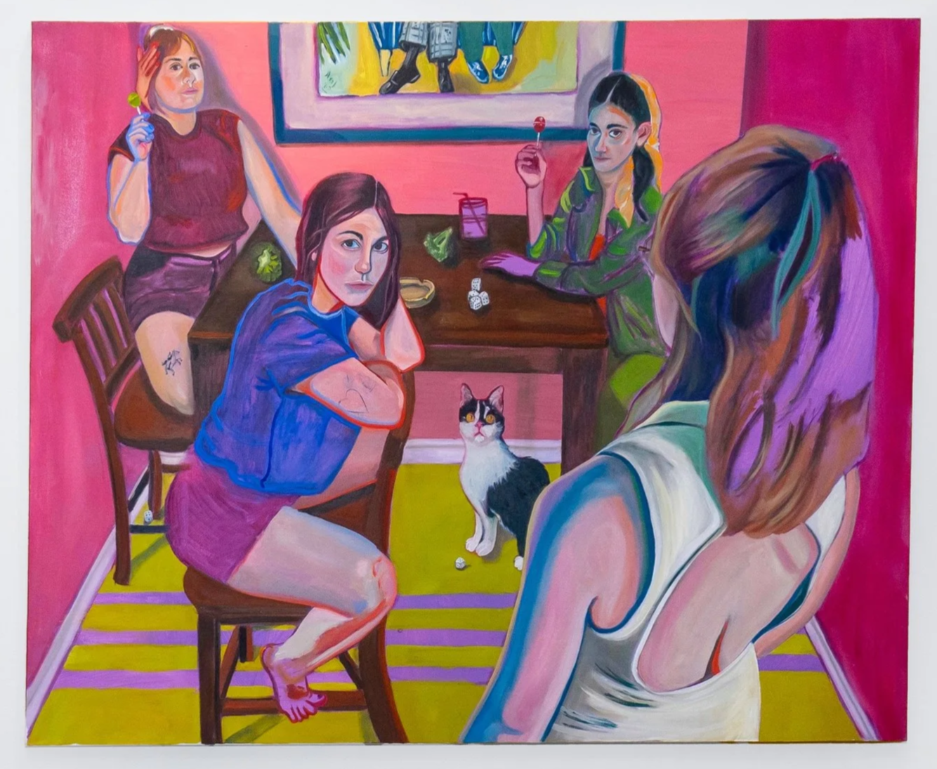 The Dinner, 48x60 inches, oil