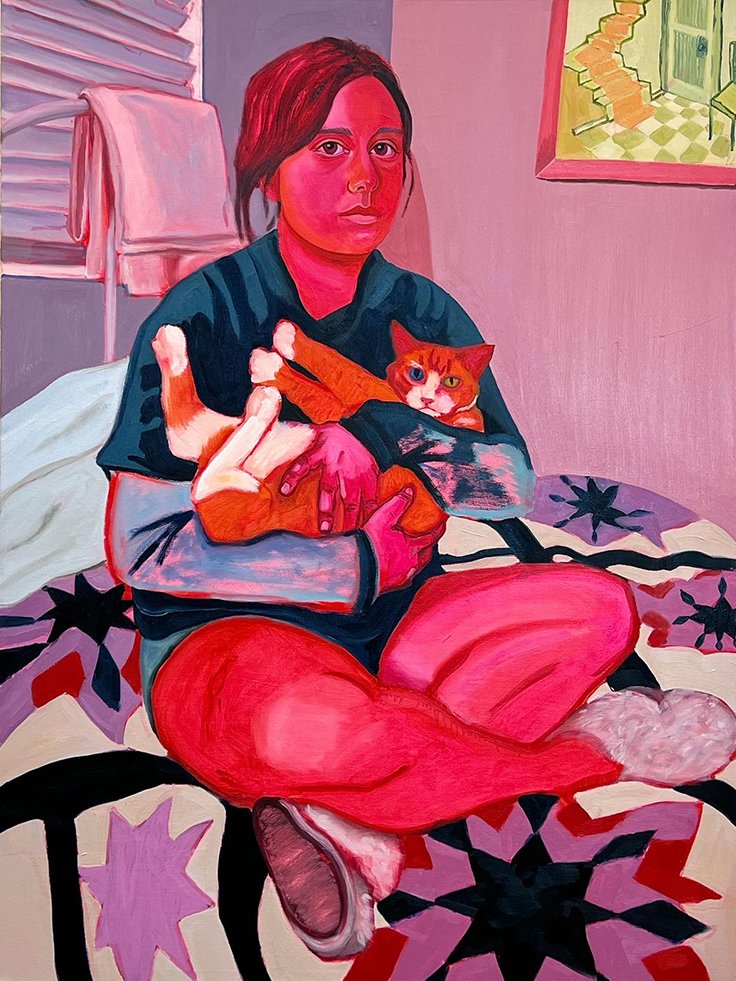 Same As it Ever Was, 30 x 40 inches, oil