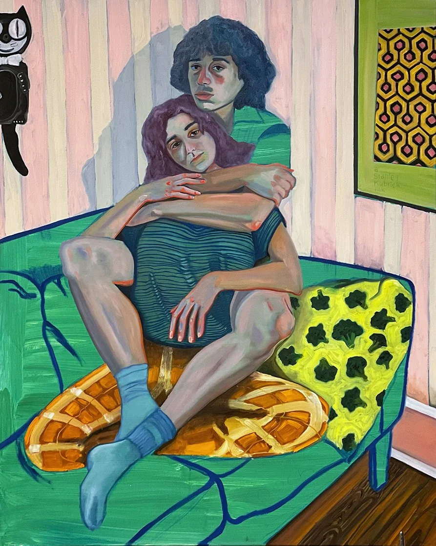 The Couch : Part Two, 48x60 inches, oil
