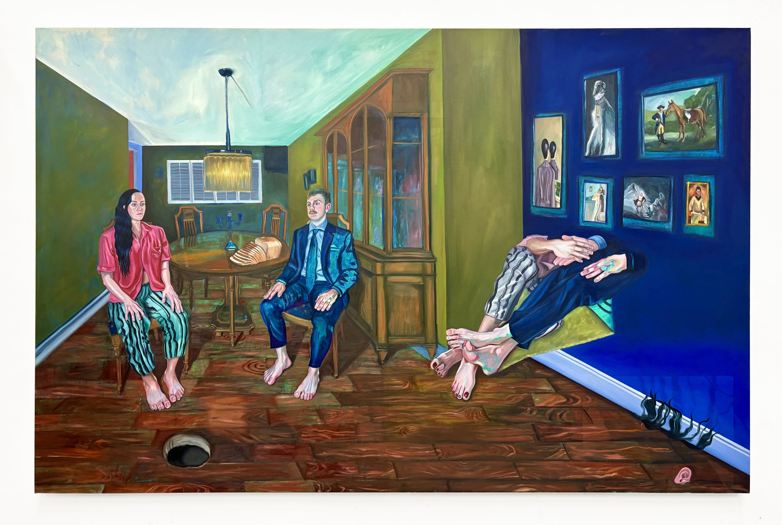 cellar door, 56x87, oil