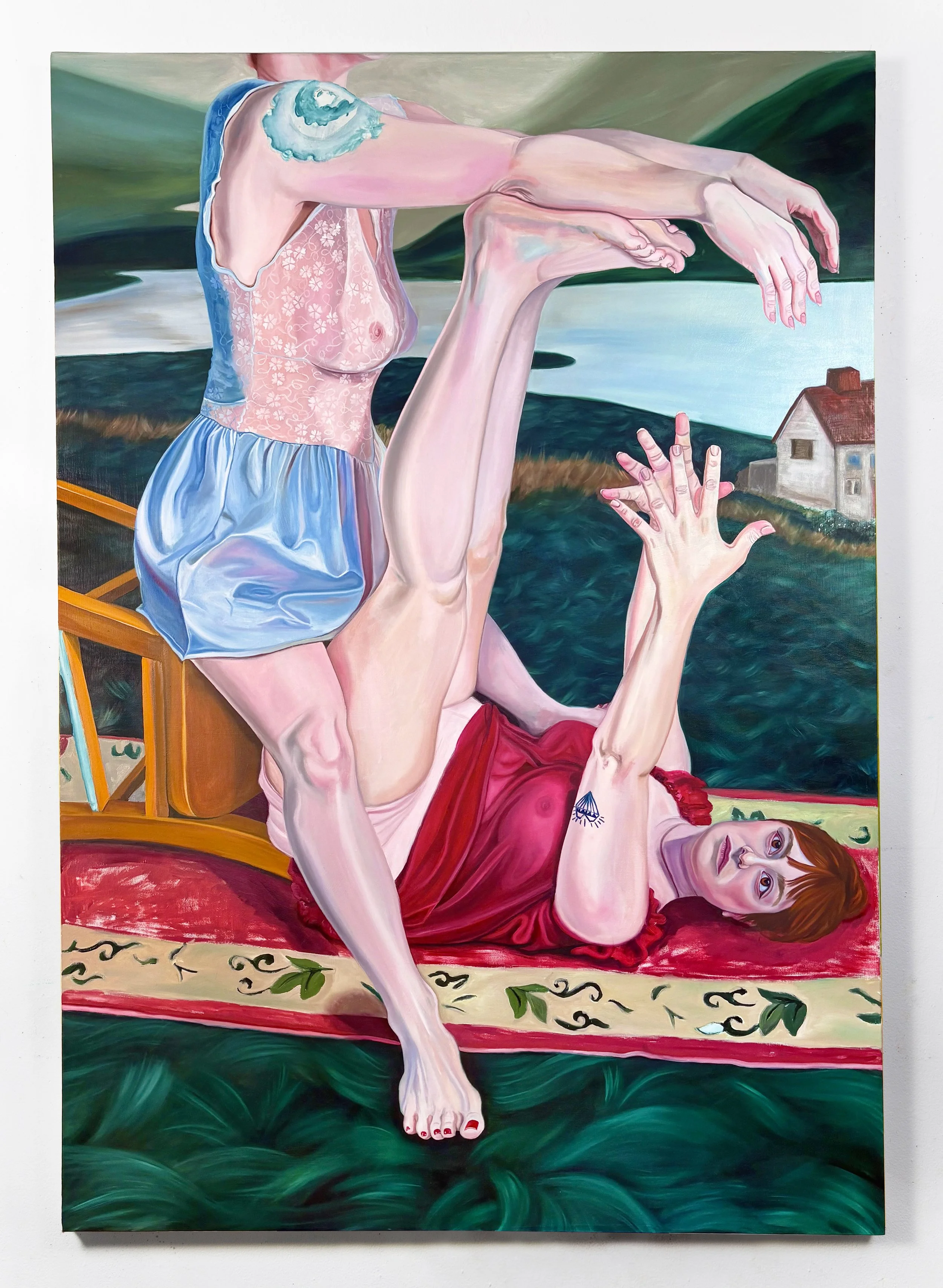 Interplay, 40x60 inches, oil