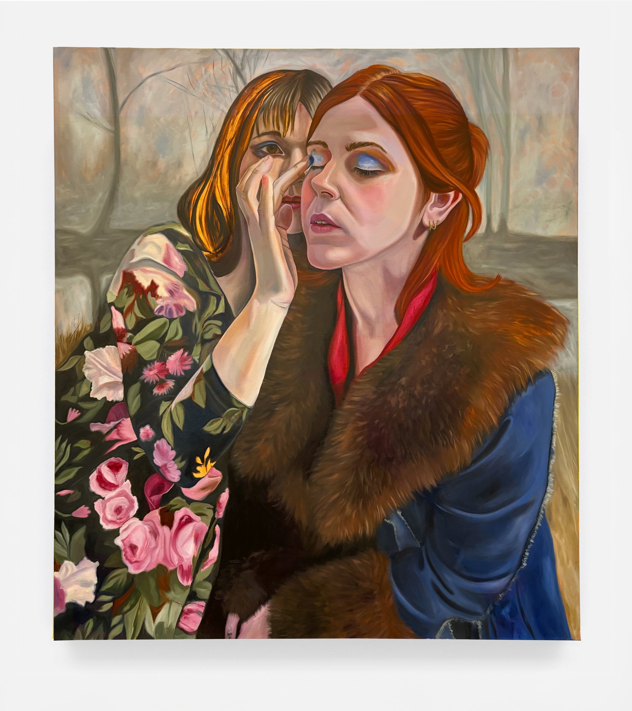 fingertips, oil on canvas, 58x66 inches