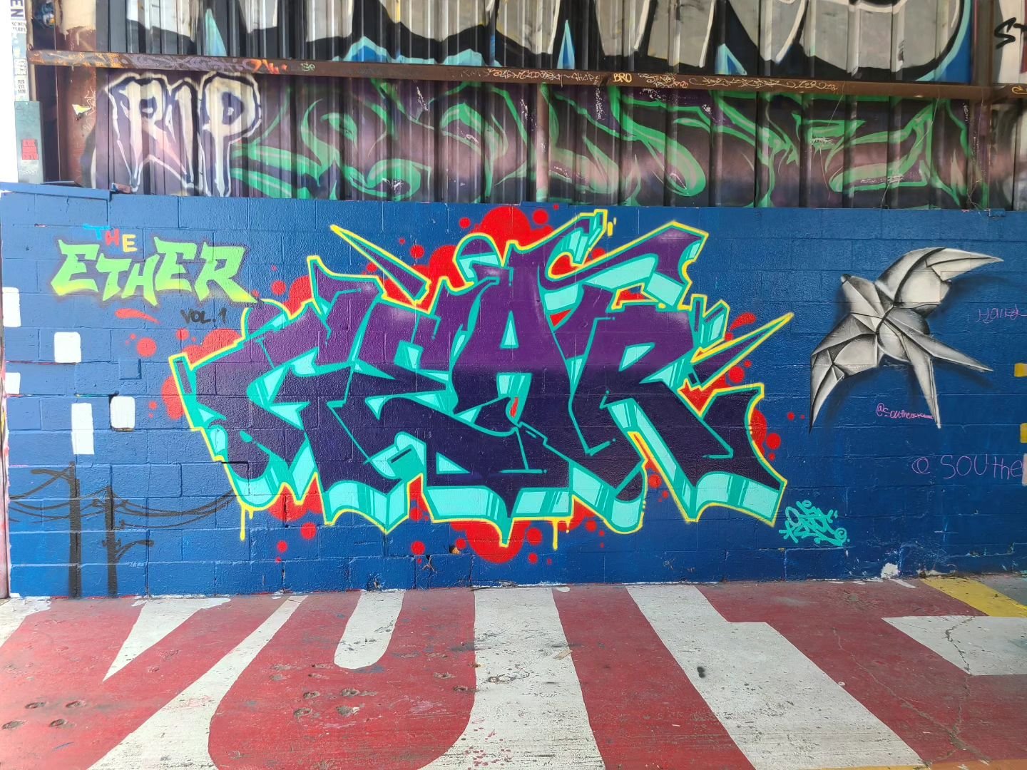 Late post from the last paint sesh... 
Gear, Jose Alonzo, Hew, Nacho, Ape, Hedge, Dense, and missing Gasp's pic. 
The Ether Vol. 1