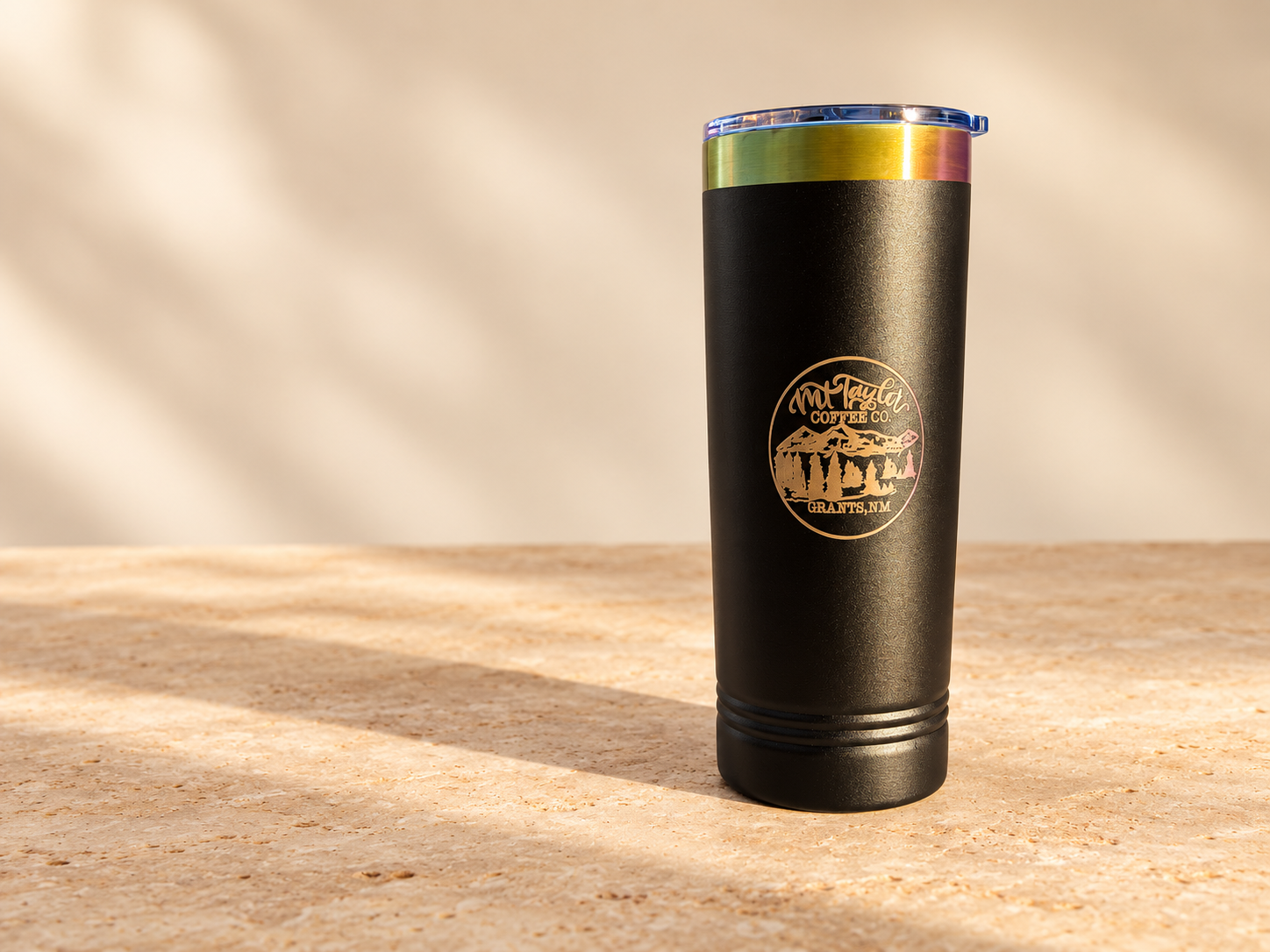 Engraved black tumbler in warm studio setting-4.png