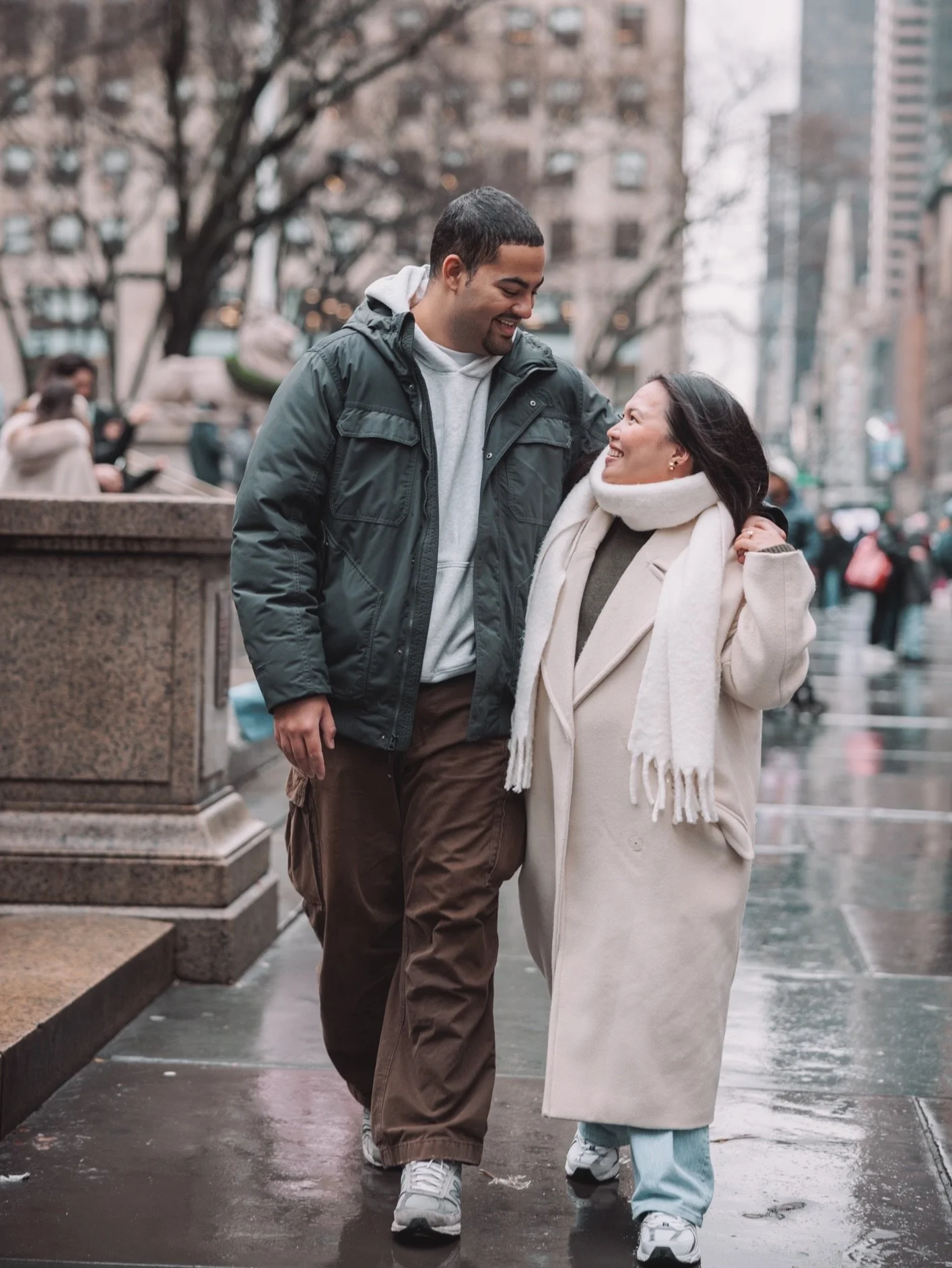 The holiday season may be over but we&rsquo;re still feeling the love. Congrats N &amp; G!🎄💍
.
.
.
#nycproposal #nycproposalphotographer #nycengagement #nycengagementphotographer