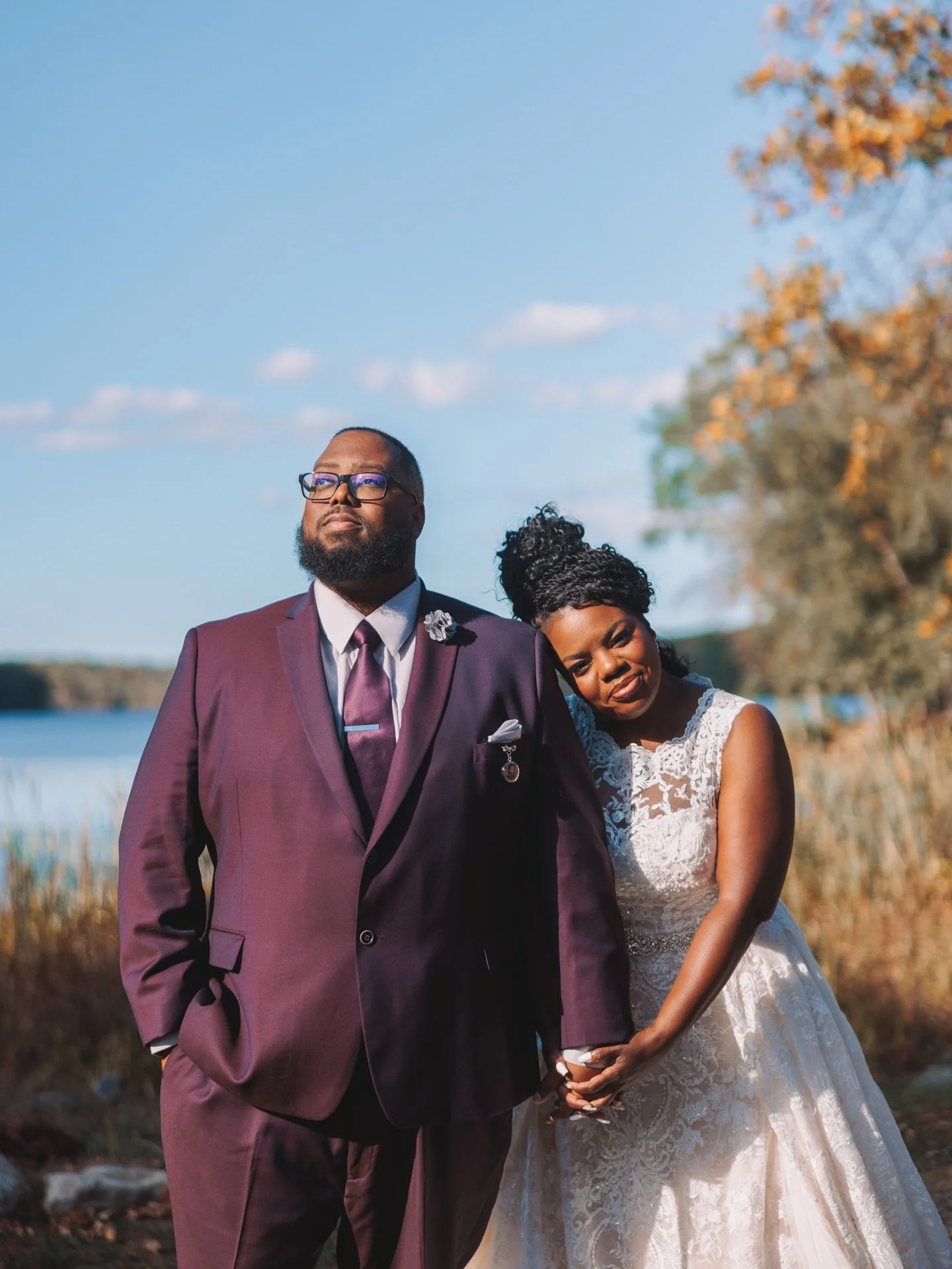Looking off into the distance is a sure fire way to make yourself look like a model. What a beautiful wedding with J &amp; T! 💍💒
.
.
.
#nywedding #nyweddingphotographer #nyweddingvenue #nyweddingplanner